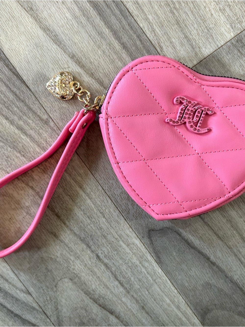 Juicy Couture Heart Shaped Wristlet
